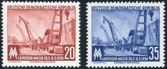 DDR 1956 MiNr. 518-519
