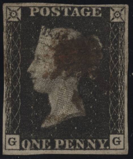 Großbritannien 1840 MiNr. 1 One Penny Black
