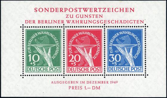 BERLIN 1949 Block 1 III