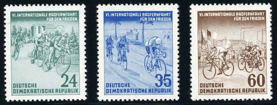 DDR 1953 MiNr. 355-357