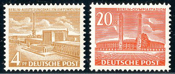 BERLIN 1953 MiNr. 112-113