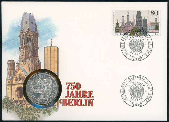 BRD 1987/1987 Numisbrief 750 Jahre Berlin