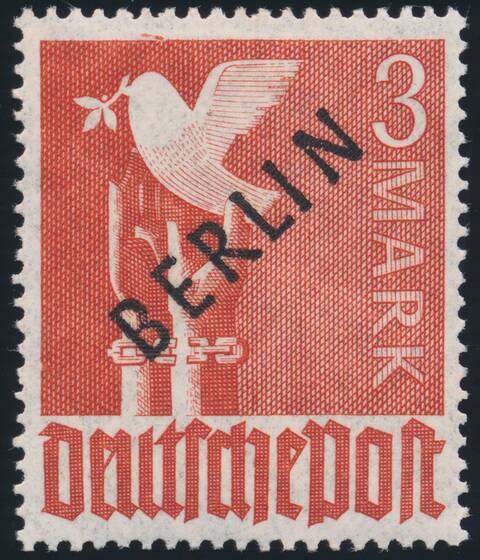 BERLIN 1948 MiNr. 19 XI
