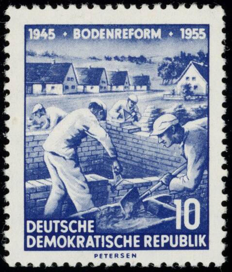 DDR 1955 MiNr. 482 Y II sehr seltenes Wasserzeichen