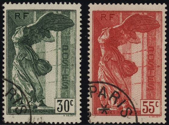 Frankreich 1937 MiNr. 359-360