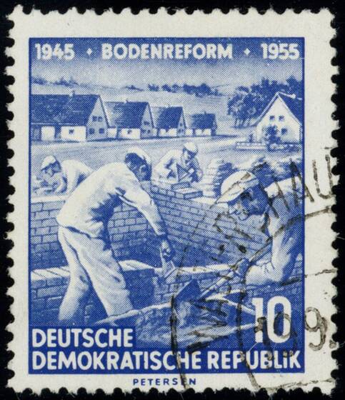 DDR 1955 MiNr. 482 Y II sehr seltenes Wasserzeichen