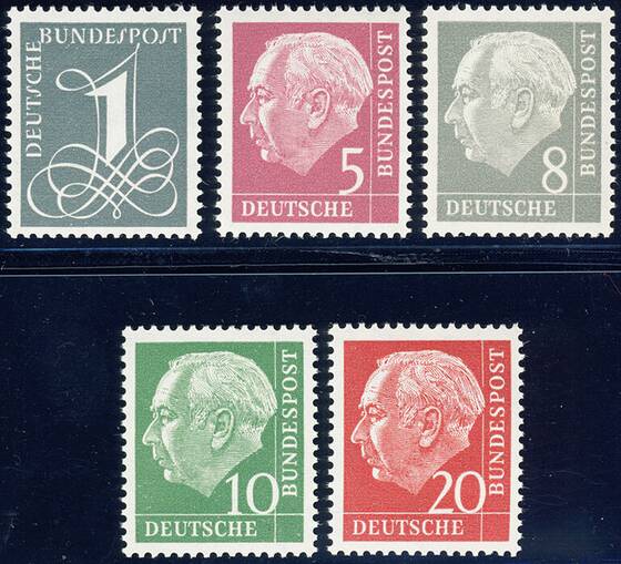 BRD 1960 MiNr. 179-285 Y II