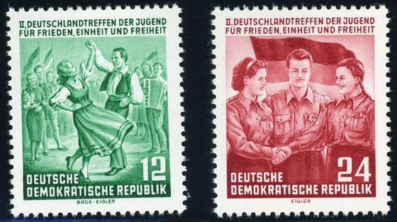 DDR 1954 MiNr. 428-429