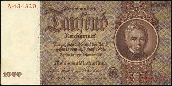 III. Reich 1000 Reichsmark DEU-212