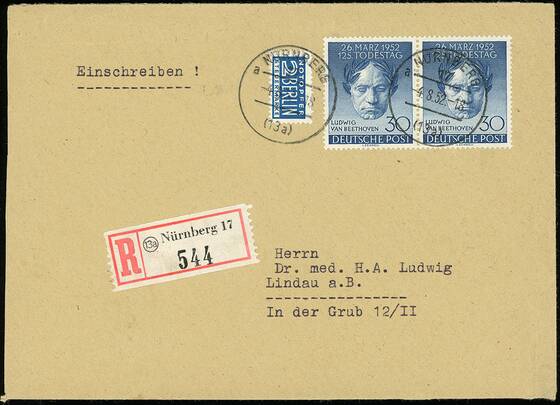 BERLIN 1952 MiNr. 87