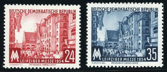 DDR 1954 MiNr. 433-434