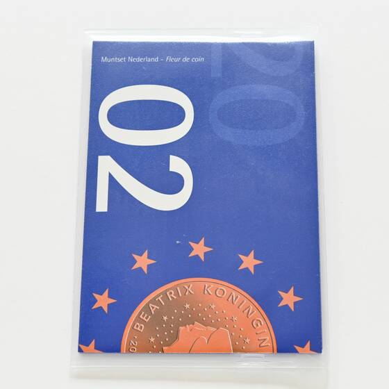 NIEDERLANDE 2002 offizieller Kursmünzsatz Fleur de Coin