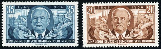 DDR 1954 MiNr. 443-444