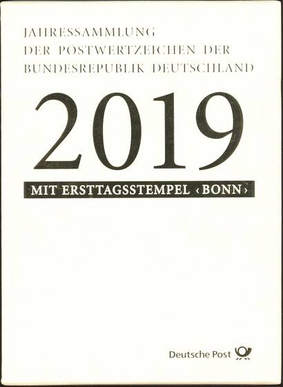 BRD 2019 Jahressammlung der Deutschen Post AG