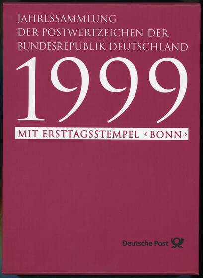 BRD 1999 Jahressammlung der Deutschen Post AG