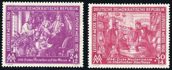 DDR 1950 MiNr. 248-249