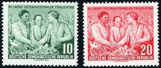 DDR 1955 MiNr. 450-451