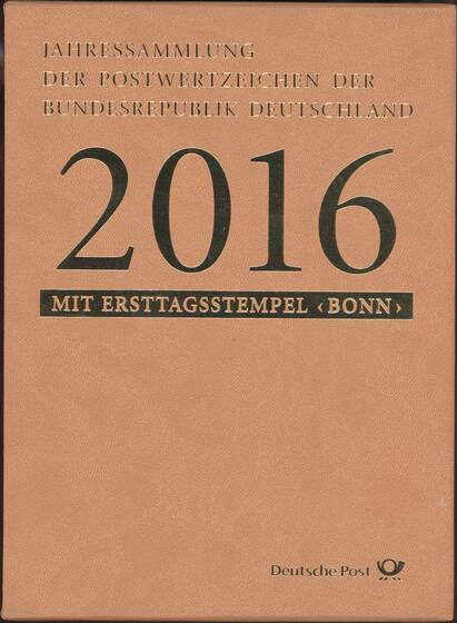 BRD 2016 Jahressammlung der Deutschen Post AG