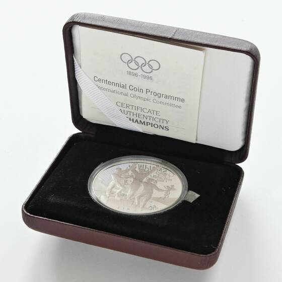 AUSTRALIEN 20 Dollars Silber 1993 100 Jahre Olympische Spiele