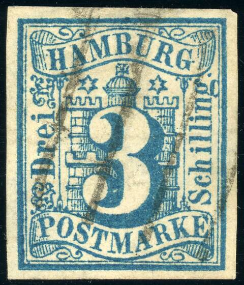 HAMBURG 1859 MiNr. 4