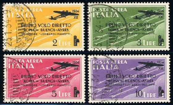 ITALIEN 1934 MiNr. 459-462