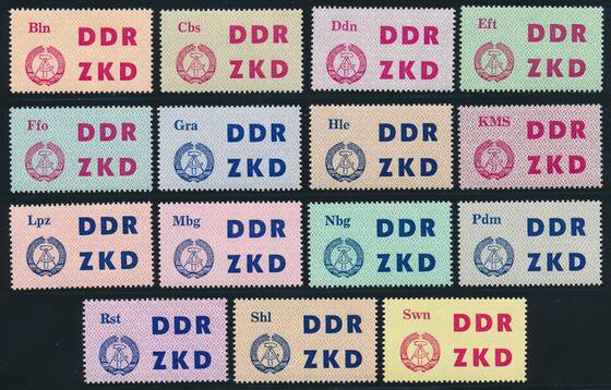 DDR-Dienst MiNr. C 1-15