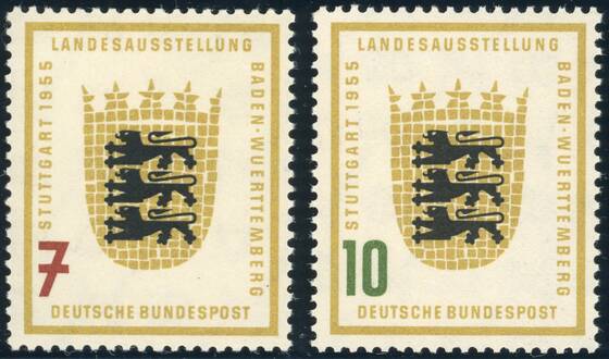 BRD 1955 MiNr. 212-213