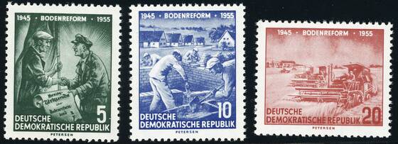 DDR 1955 MiNr. 481-483