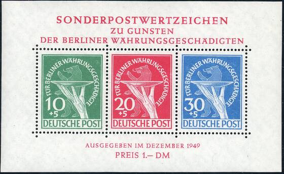 BERLIN 1949 Block 1 I