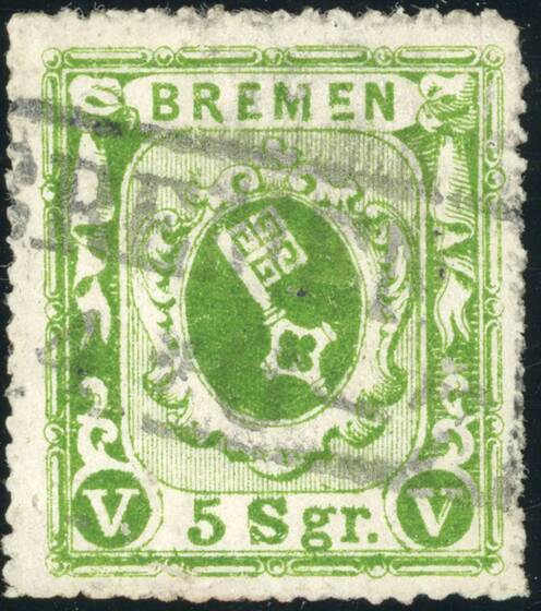 BREMEN 1863 MiNr. 9 c