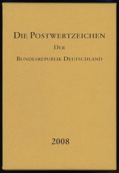 BRD 2008 Jahreszusammenstellung Jahrbuch