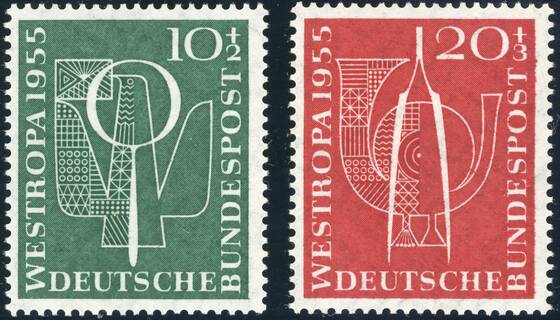 BRD 1955 MiNr. 217-218