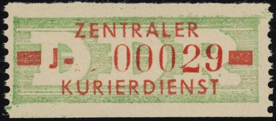 DDR-Dienst MiNr. 30 I J Neubrandenburg