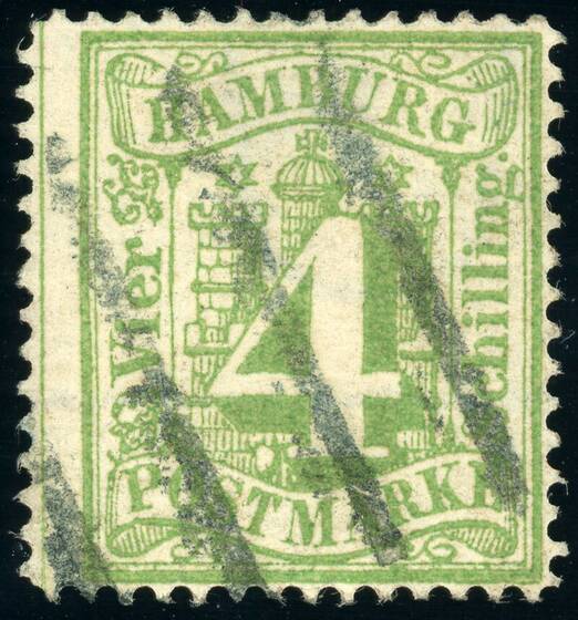 HAMBURG 1864 MiNr. 16 a