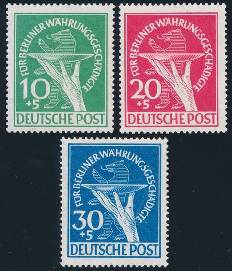 BERLIN 1949 MiNr. 68-70