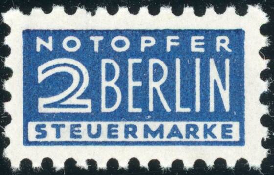 NOTOPFER BERLIN MiNr. 2 A V