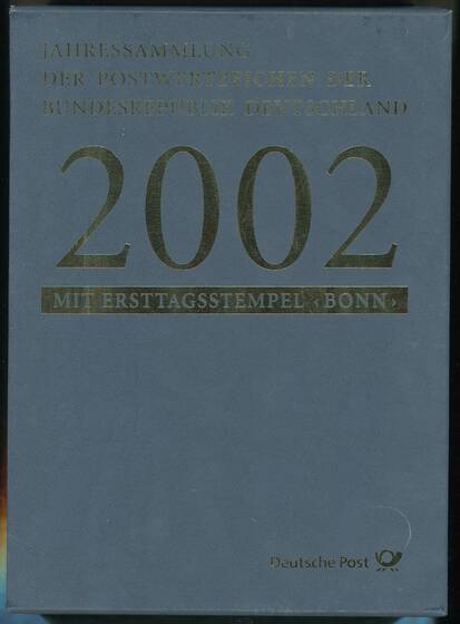 BRD 2002 Jahressammlung der Deutschen Post AG