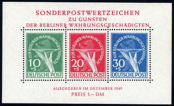 BERLIN 1949 Block 1
