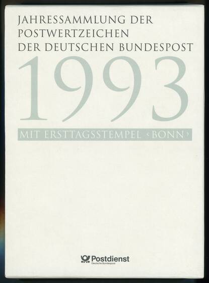 BRD 1993 Jahressammlung der Deutschen Bundespost