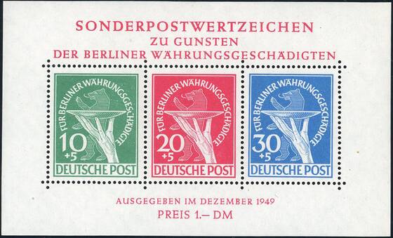 BERLIN 1949 Block 1 II