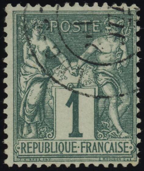 Frankreich 1876 MiNr. 56 I