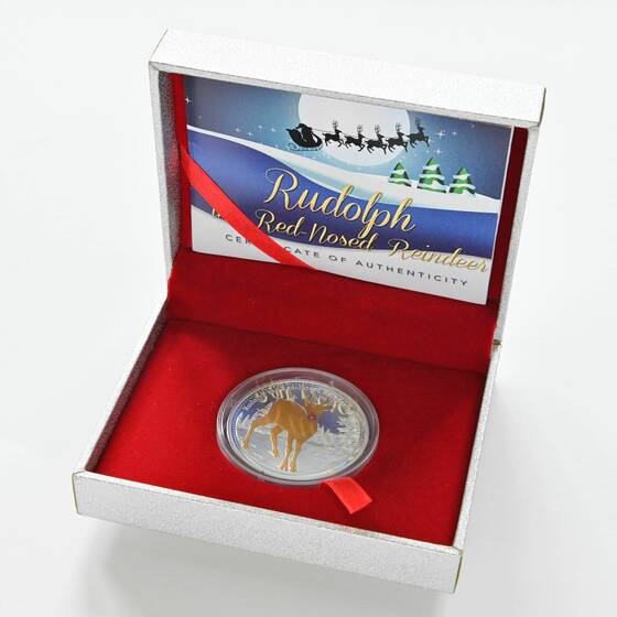 KIRIBATI 2014, 5 Dollars Silber "Weihnachten"
