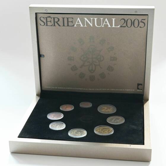 PORTUGAL 2005 Kursmünzensatz Proof