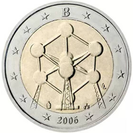 BELGIEN 2 Euro 2006 Atomium