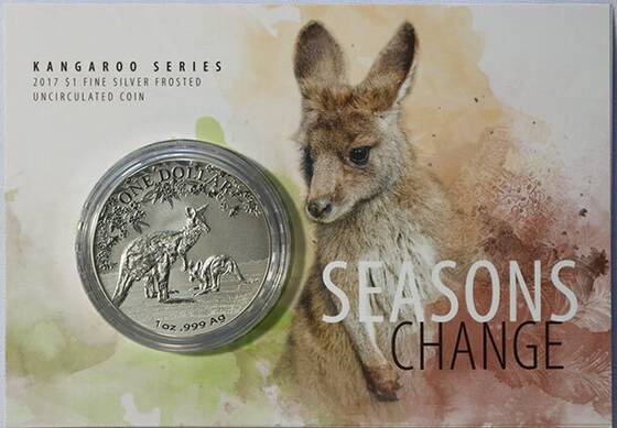 AUSTRALIEN One Dollar 2017 Kangaroo Seasons Change