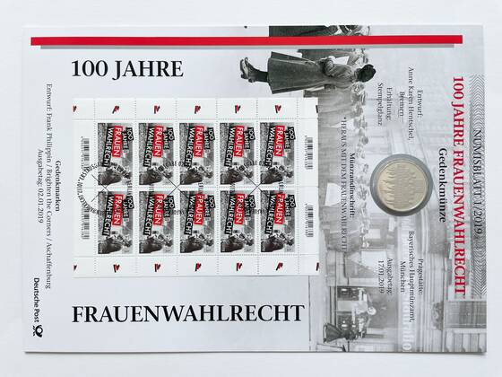 NUMISBLATT 1/2019 Deutsche Post mit Silber-Gedenkmünze 20 Euro