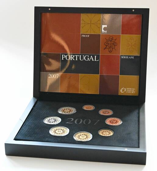 PORTUGAL 2007 Kursmünzensatz Proof