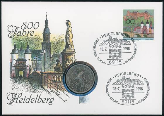 BRD 1986/1996 800 Jahre Heidelberg