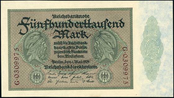 Weimar 500.000 Mark DEU-99 a)