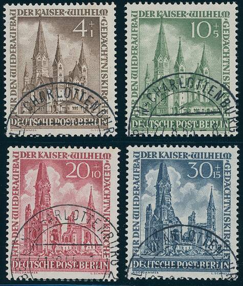 BERLIN 1953 MiNr. 106-109